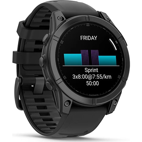 Garmin Fenix E smartwatch – sort