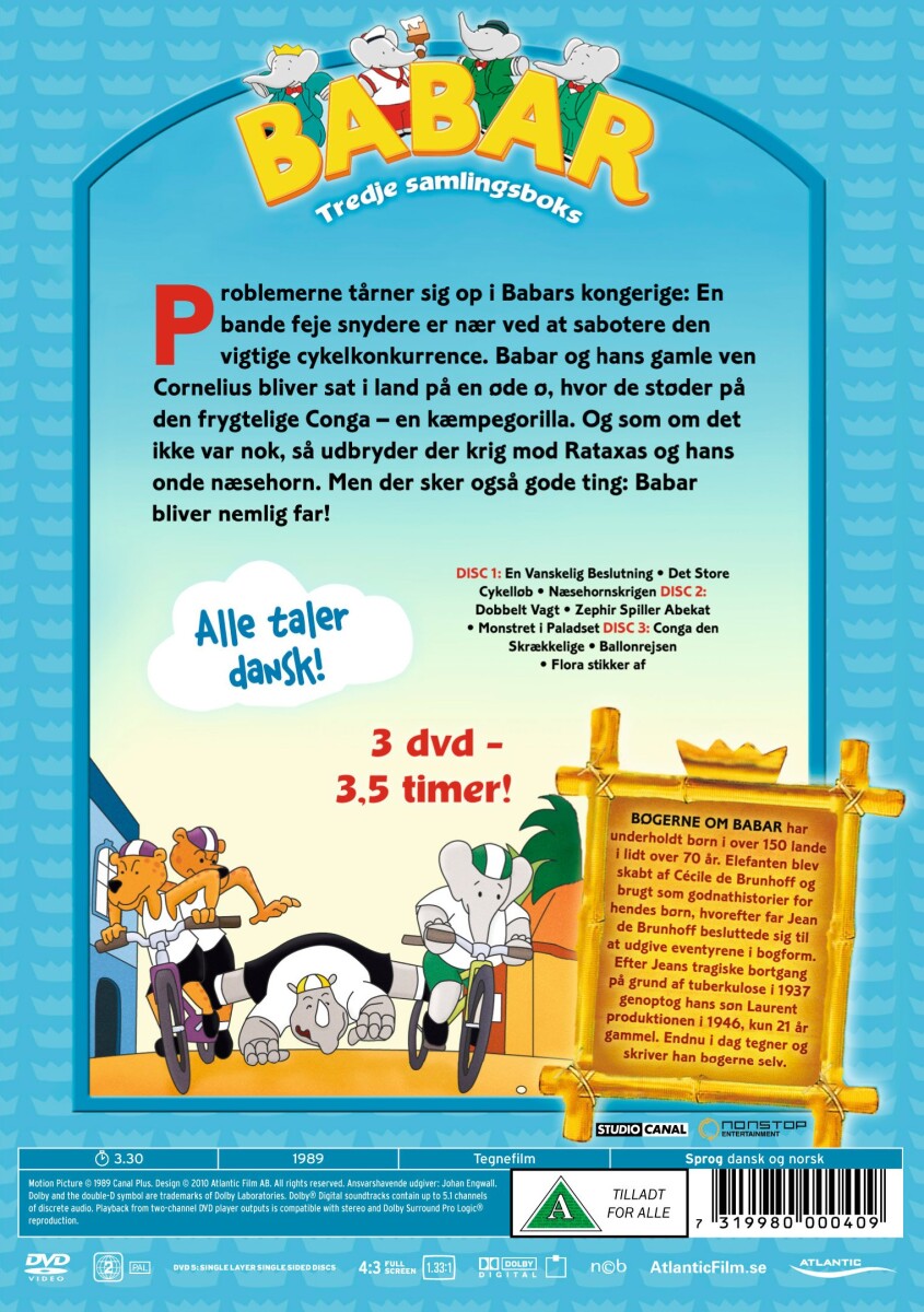 Babar - Boks 3 - DVD