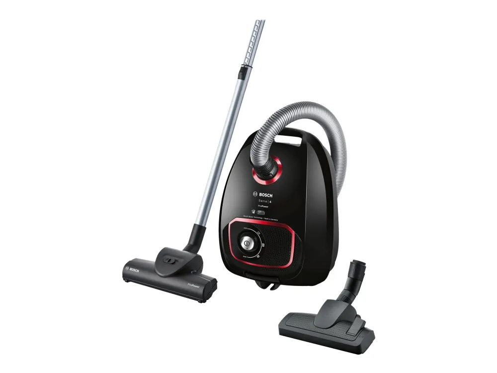 Bosch BGBS4POW1 Serie | 4 støvsuger med pose, ProPower, sort