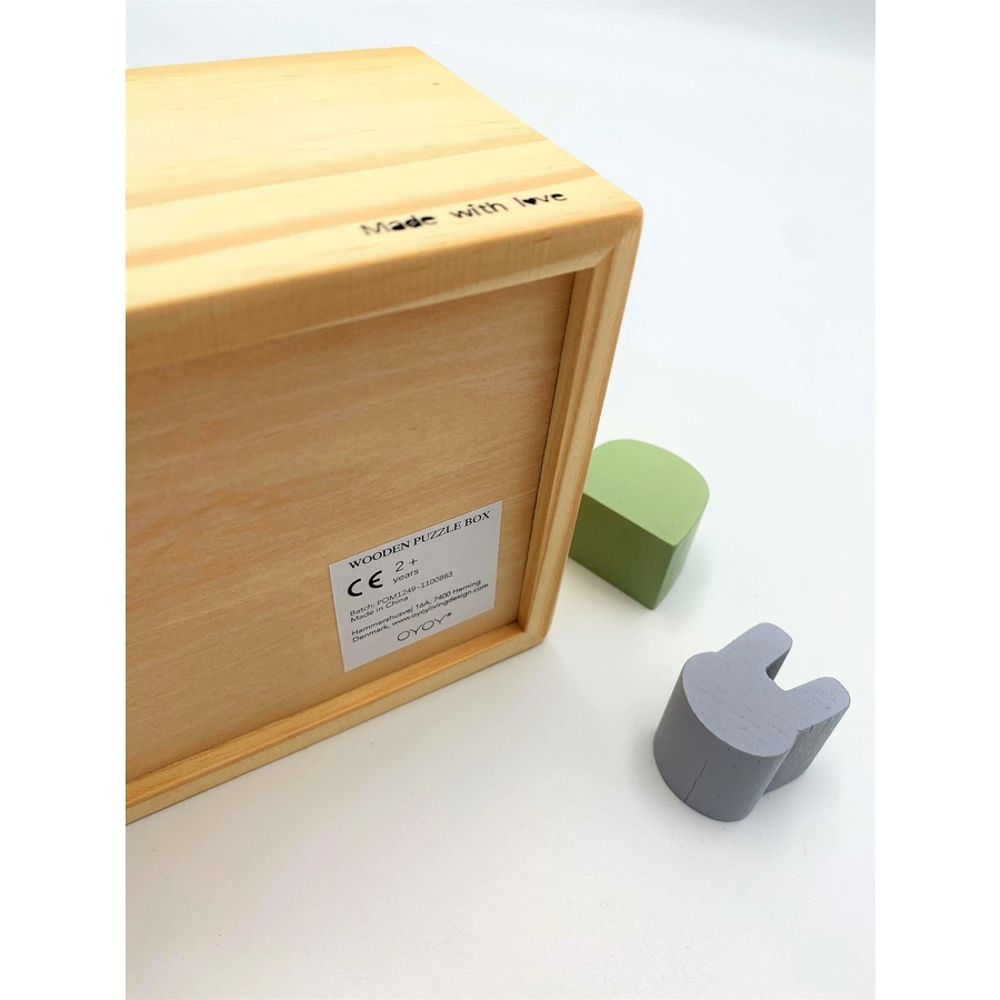 OYOY Holzspielzeug Wooden Puzzle Box Nature