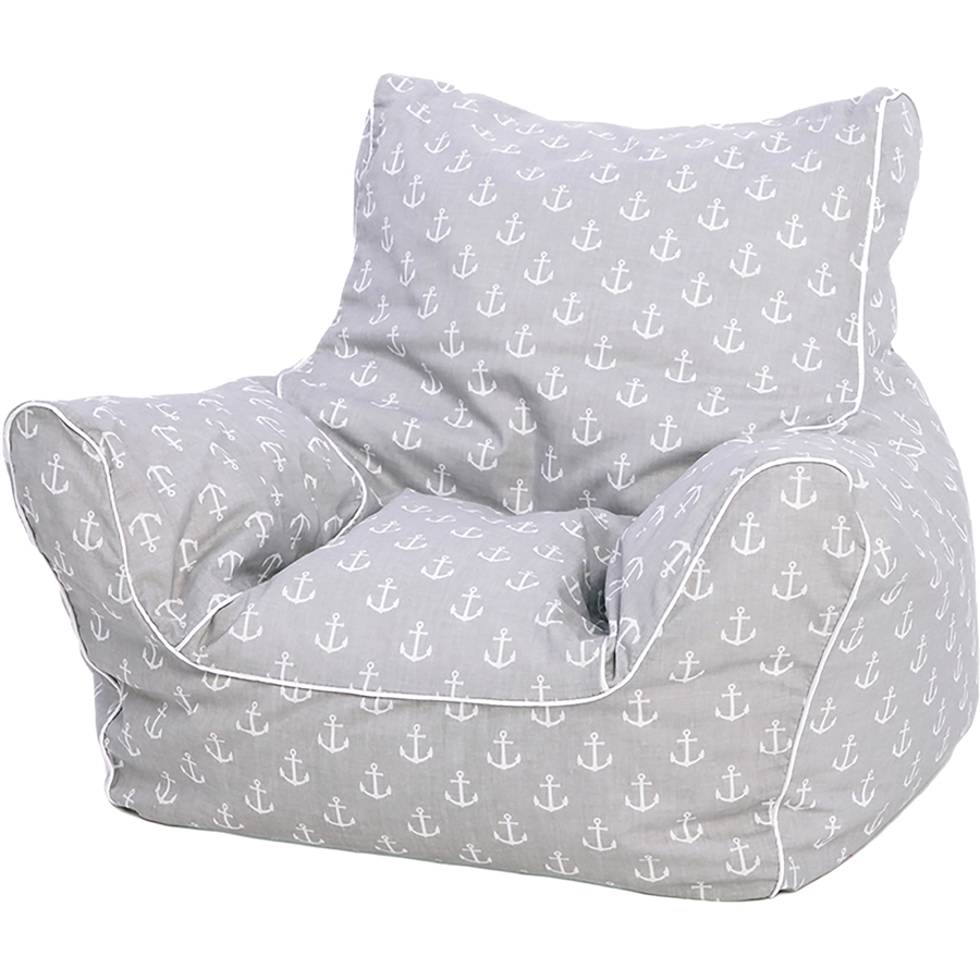 knorr toys® Kindersitzsack Maritim grey grau