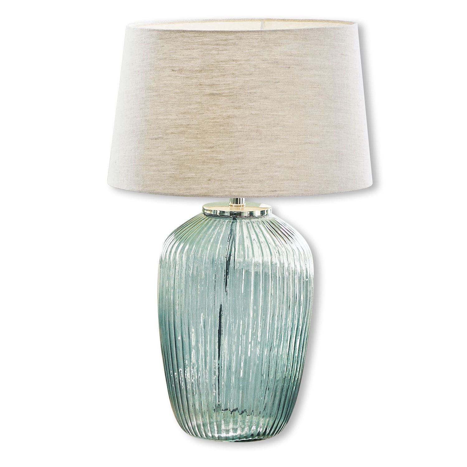 Tischlampe Fenis creme/grün