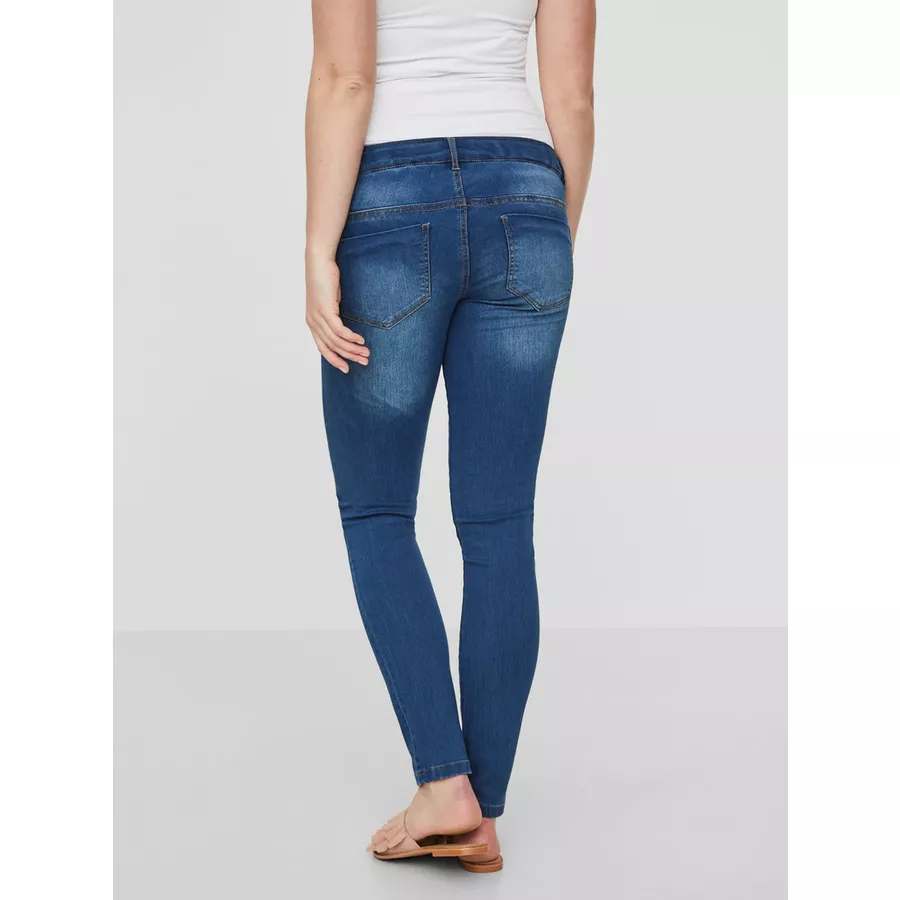 mama licious Umstandsjeans MLFIFTY Medium Blue Denim