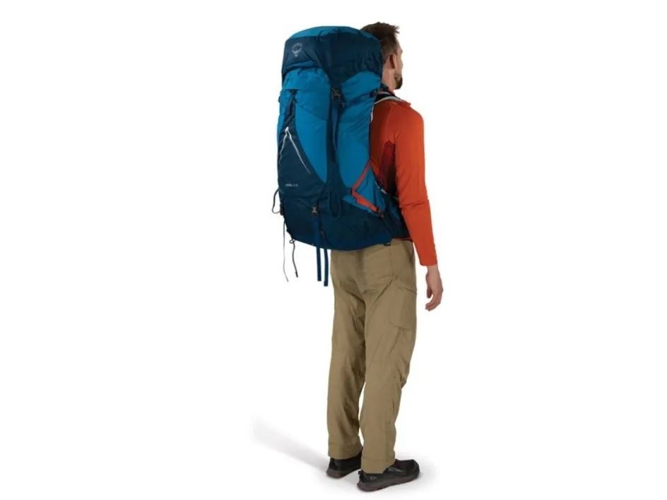 Trekking rygsæk Osprey Atmos AG LT 65 Navy L / XL