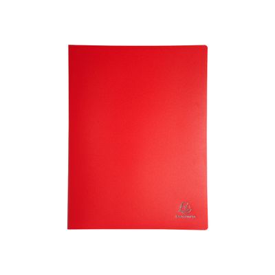 Exacompta - Porte vues - 200 vues - A4 - rouge