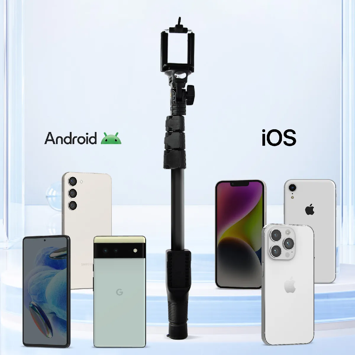Avizar Perche Selfie Bluetooth - Noir