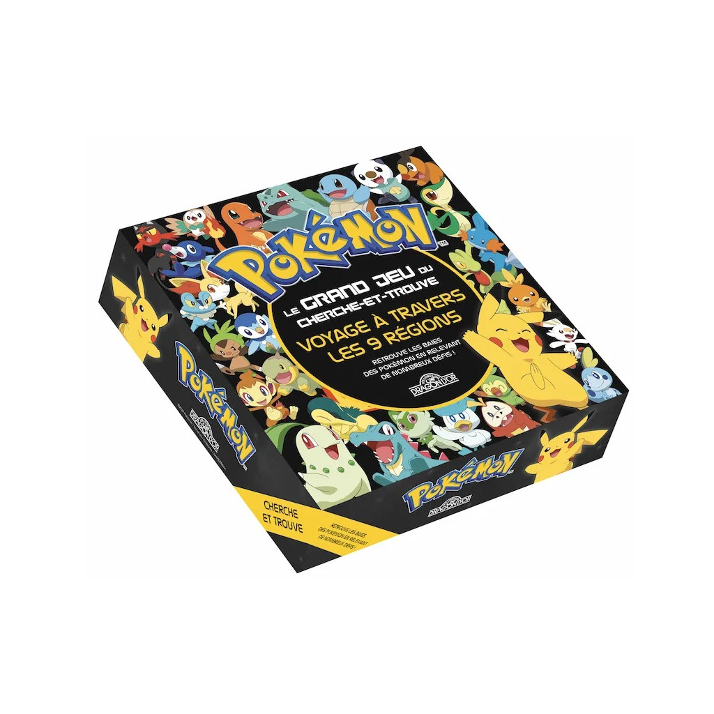 Pokemon: : Le Grand Jeu du Cherche et Trouve - Voyage à travers les 9 Régions