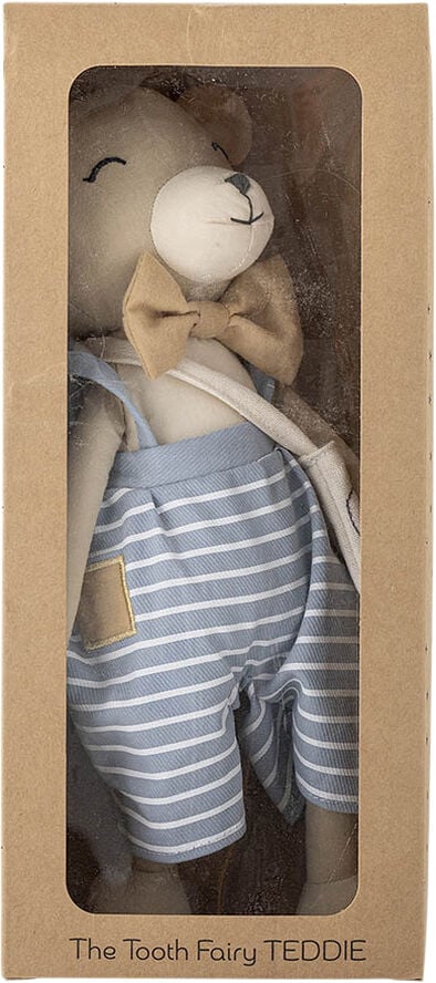 Bloomingville Mini Teddie Tandfe, Blå, Polyester Blå