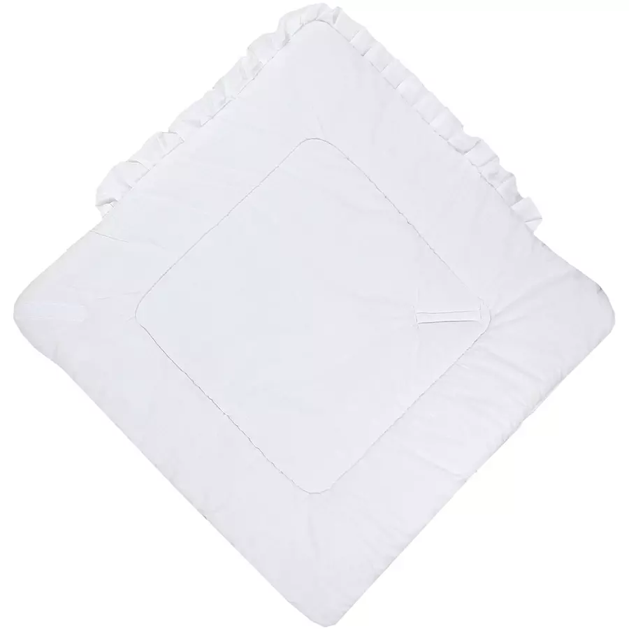 TupTam Unisex Baby Einschlagdecke mit Schleife grünweiß