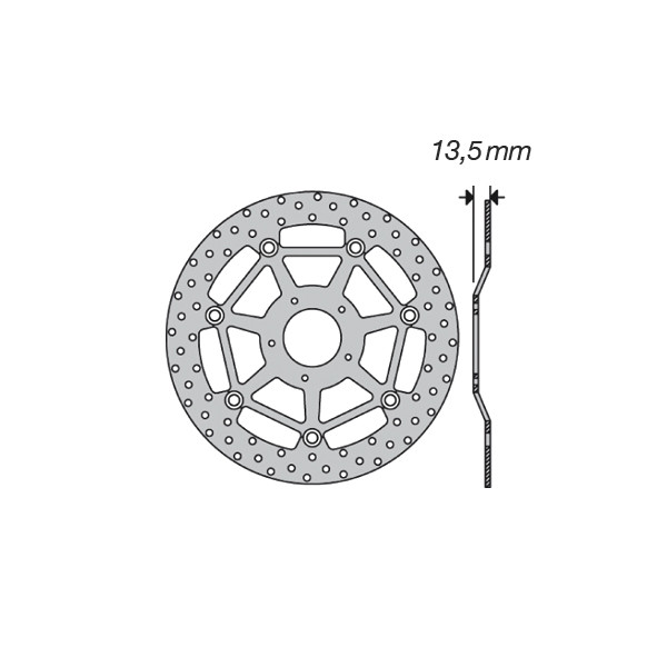 France Equipement - Disque de frein FE.FL93503