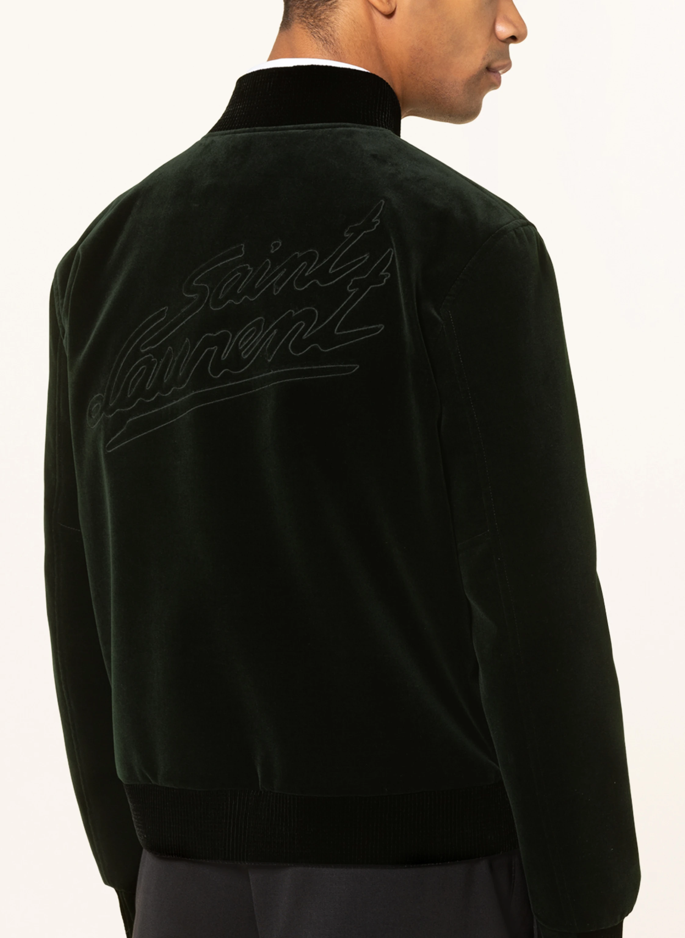 SAINT LAURENT Samtblouson
