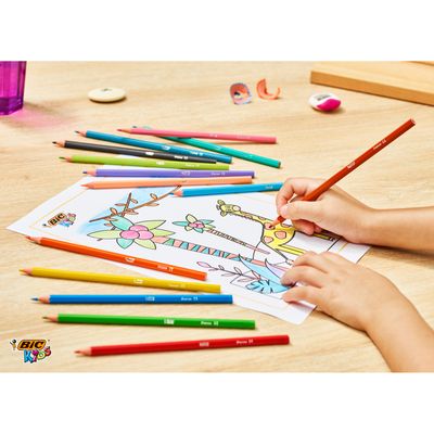 BIC Kids Tropicolors 2 - 24 Crayons de couleur