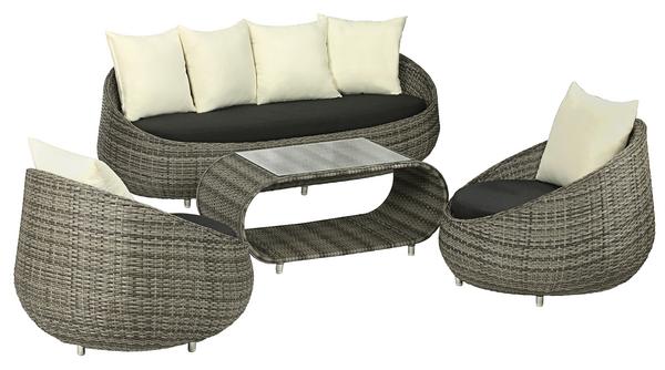 Dehner Loungesessel Avani, ca. B95/H76/T97 cm
