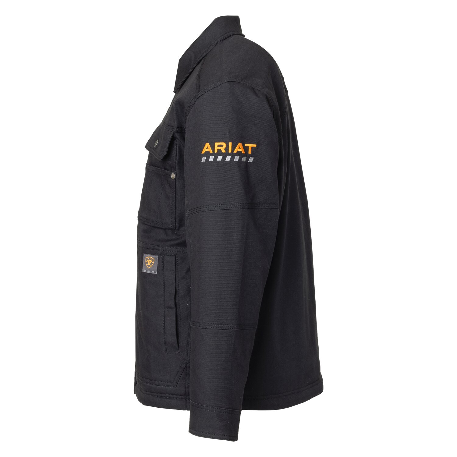 ARIAT MNS Rebar DuraCanvas Sherpa-Lined Coat  - black