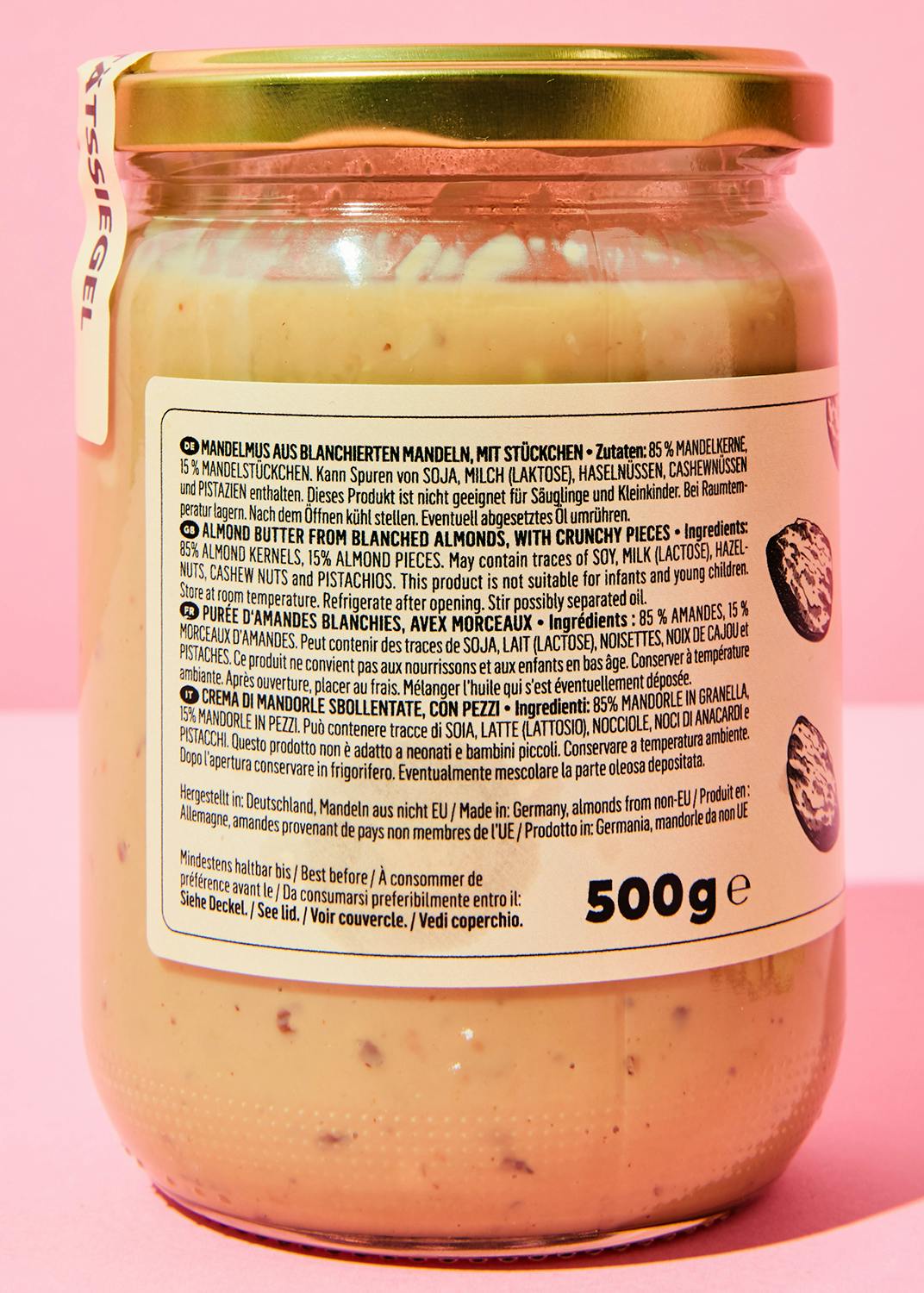 Crunchy Mandelmus 500 g