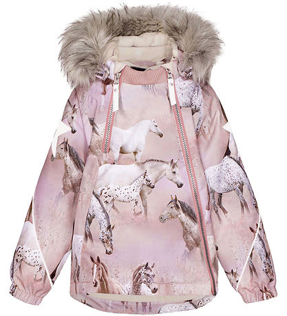 Molo Winterjacke - Hopla Fur - Dreamy Pferde