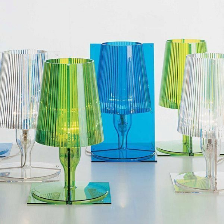 Kartell Take tafellamp lichtblauw
