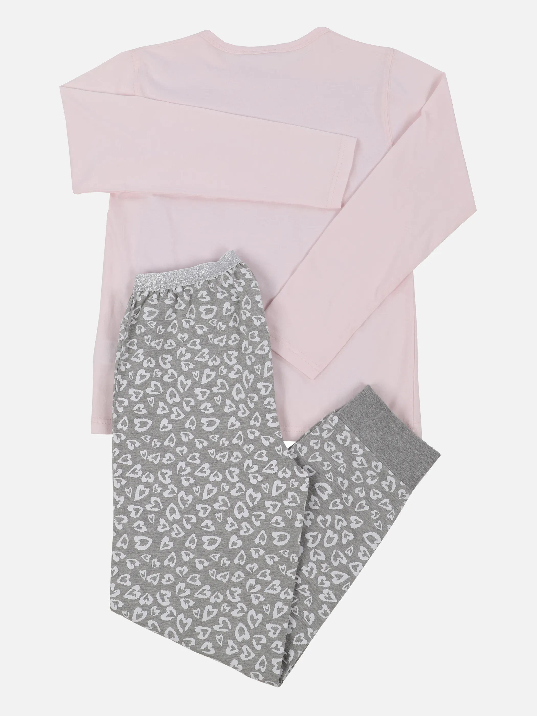 Mädchen Pyjama mit Glitzerprint
