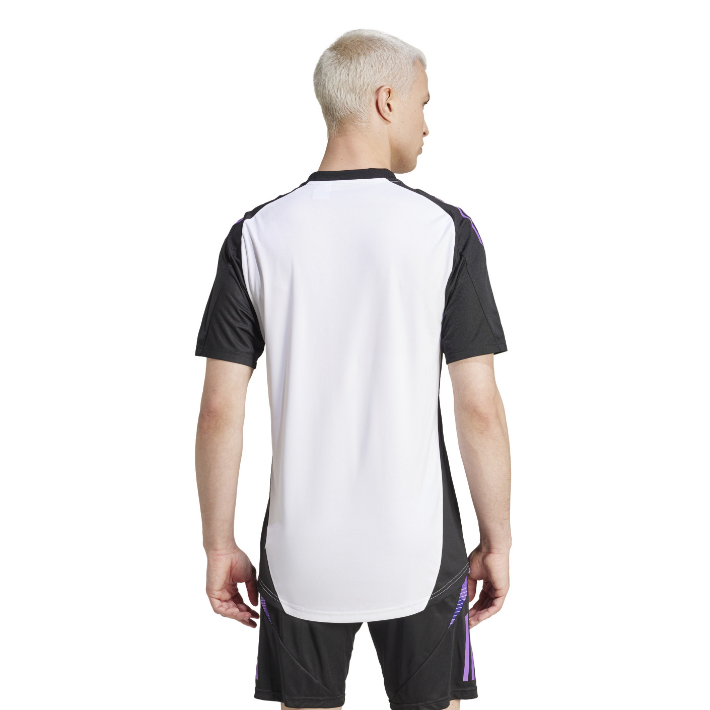Adidas Duitsland Trainingsshirt 2024-2026 Wit Zwart Paars