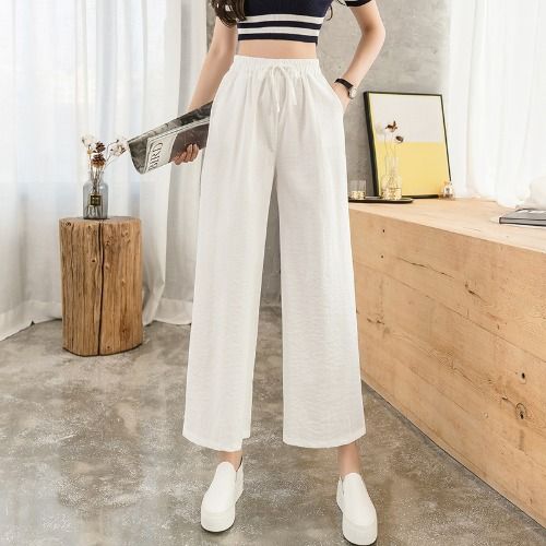 Seoul Crush - Wijde broek met trekkoord