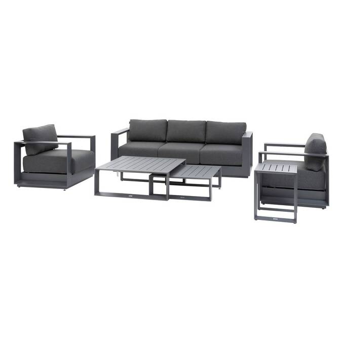 Salon de jardin rotatif ALLURE Graphite