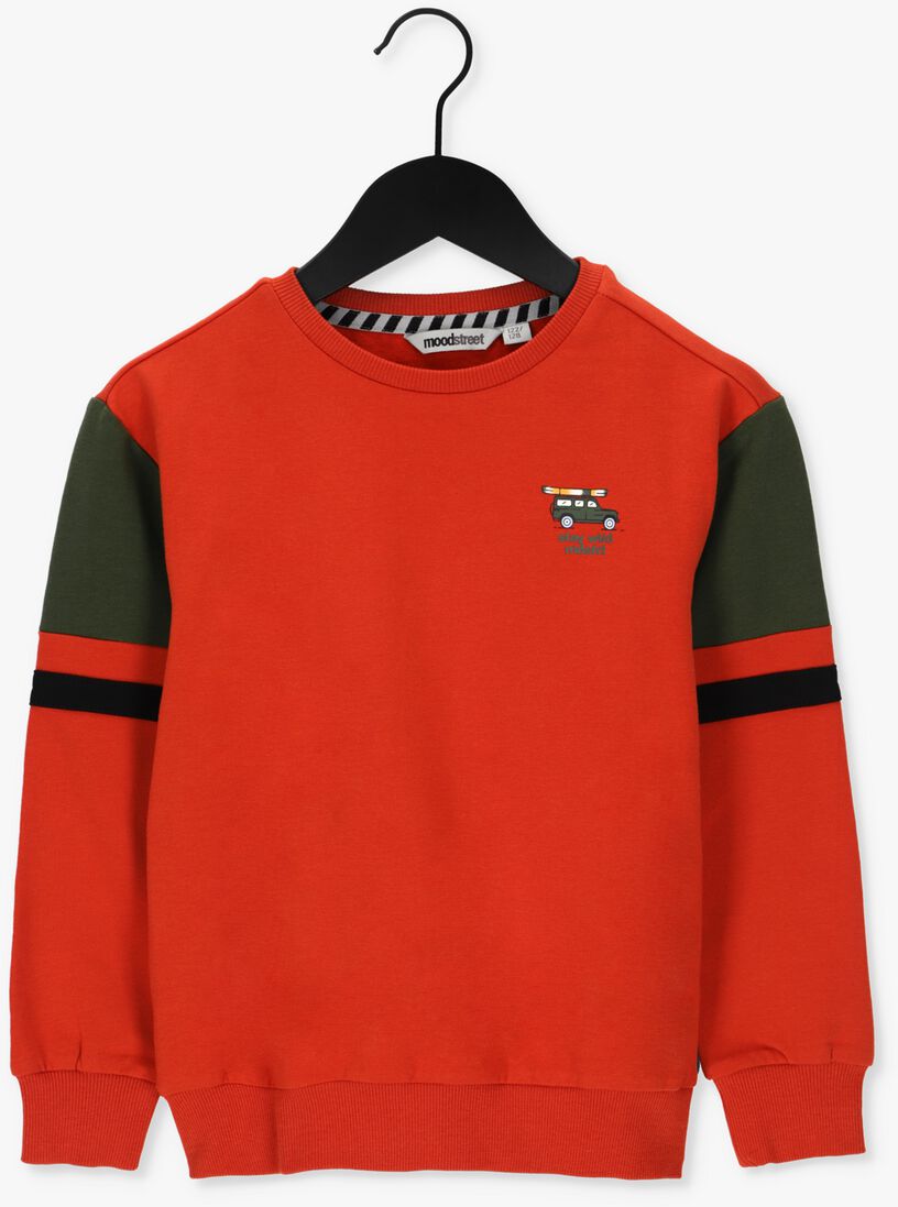 MOODSTREET oranje moodstreet sweater m209-6385