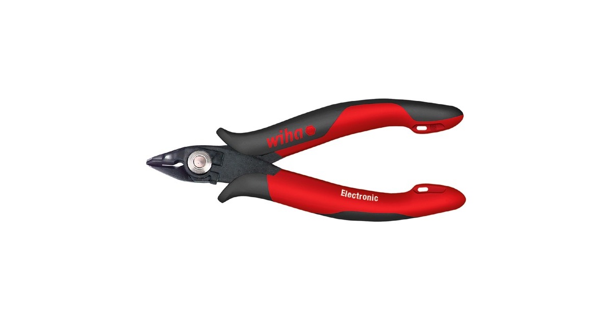 WihaZijkniptang Electronic  (Rood/zwart)