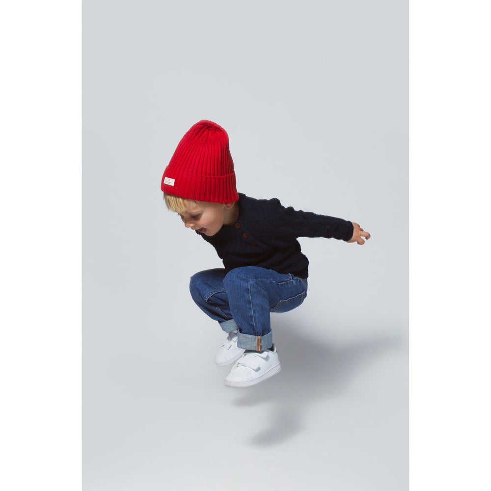 Køb Copenhagen Colors Indigo Blue Washed Organic Junior Jeans Regular Fit