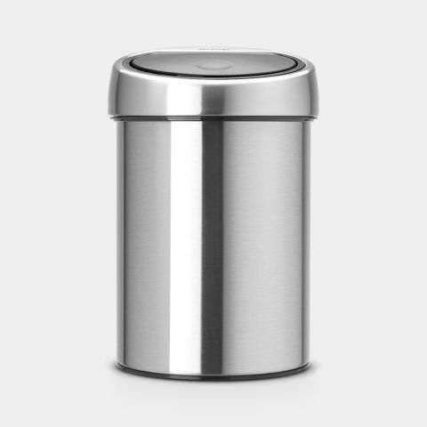 Touch Bin afvalemmer, 3 liter, kunststof binnenemmer - Matt Steel