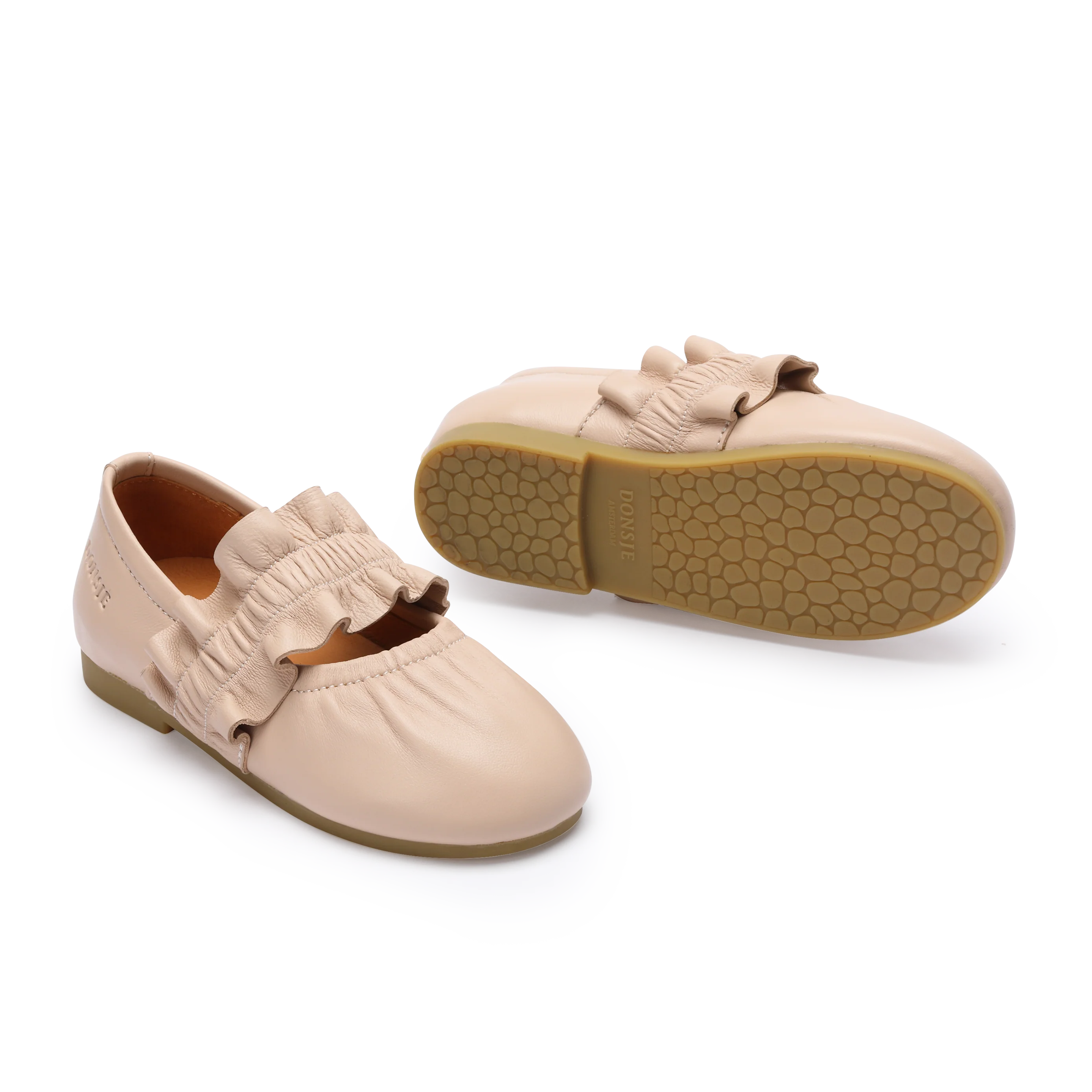 Iffie Ballerinas | Light Rose Sheep Leather