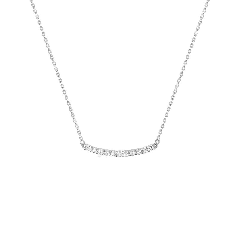 Collier Femme - Oxyde de zirconium - Or 18 Carats - Longueur : 42 cm
