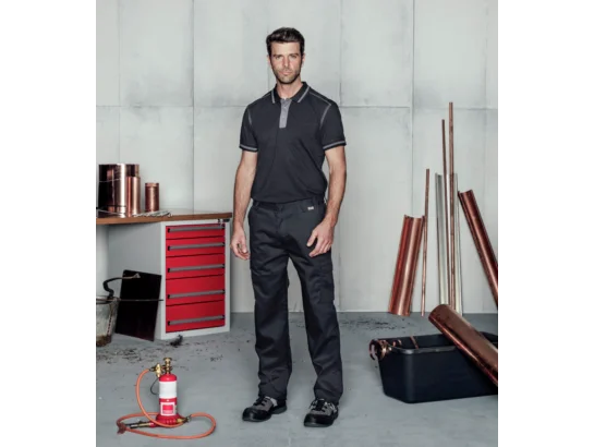 Polo de travail Classic Würth MODYF Noir Gris