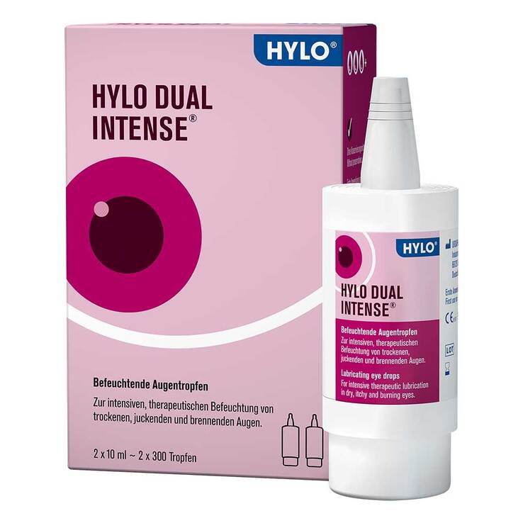 HYLO DUAL INTENSE® Augentropfen , 2X10 ml