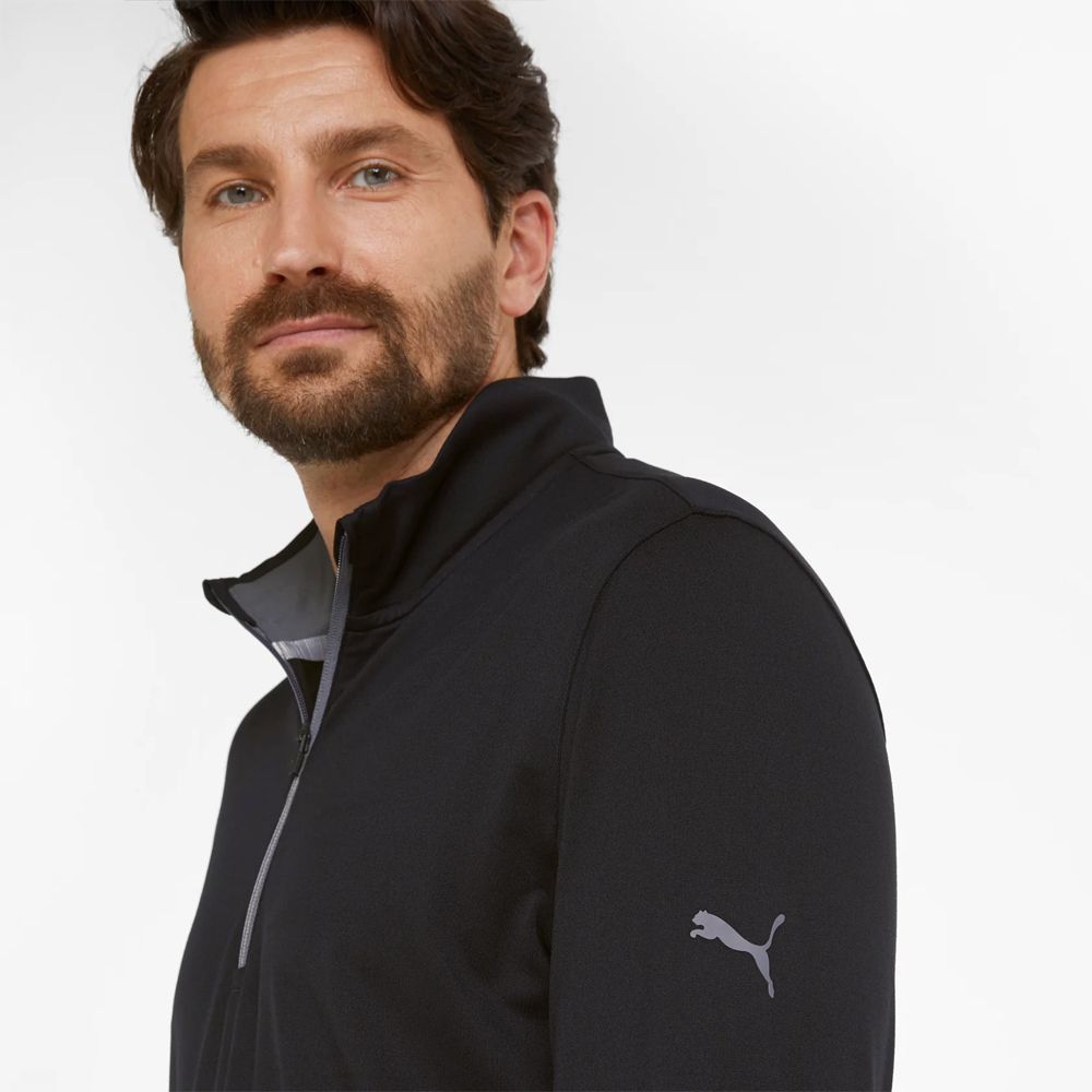 Gamer 1/4 Zip Genser Herre Svart