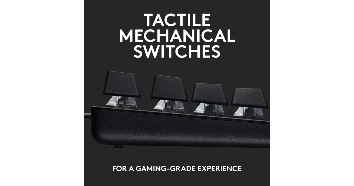 LogitechG413 TKL SE Mechanical Gaming Keyboard  (Zwart, US-International, GL Tactile)