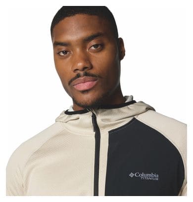 Veste Polaire à Capuche Columbia Triple Canyon II Beige/Noir