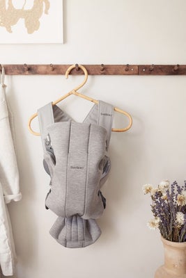 BabyBjörn Mini Bæresele 3D Jersey, Light Grey