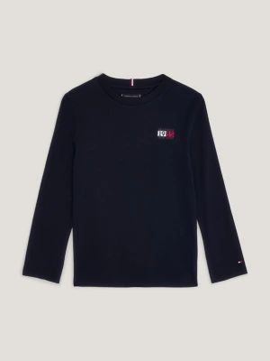 Camiseta de manga comprida com logo gráfico de Nova York