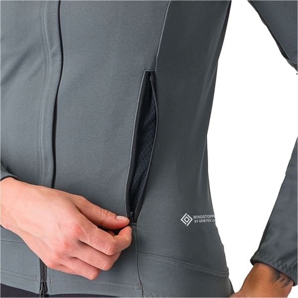 Veste vélo CASTELLI VESTE PERFETTO ROS 2 W GRAY/SILVER REFLEX XS