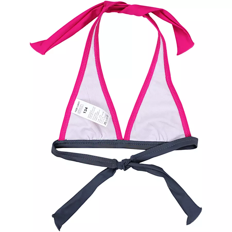 Aquarti Mädchen Bikini Set Zweiteilig Bikinislip Bustier graphit