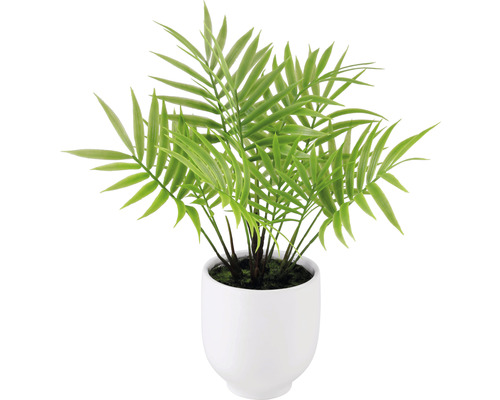 Kunstplant in keramische pot Lafiora palm 32 cm