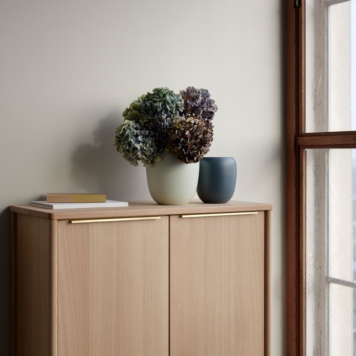 Ora vase liten, dusty blue
