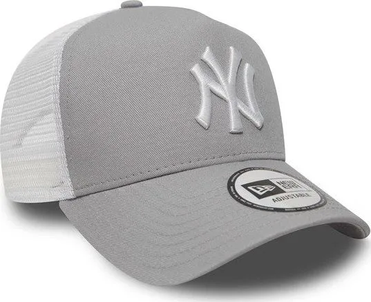 New Era Czapka New York Yankees Clean A Frame Trucker szara r. uniwersalny (11588490)