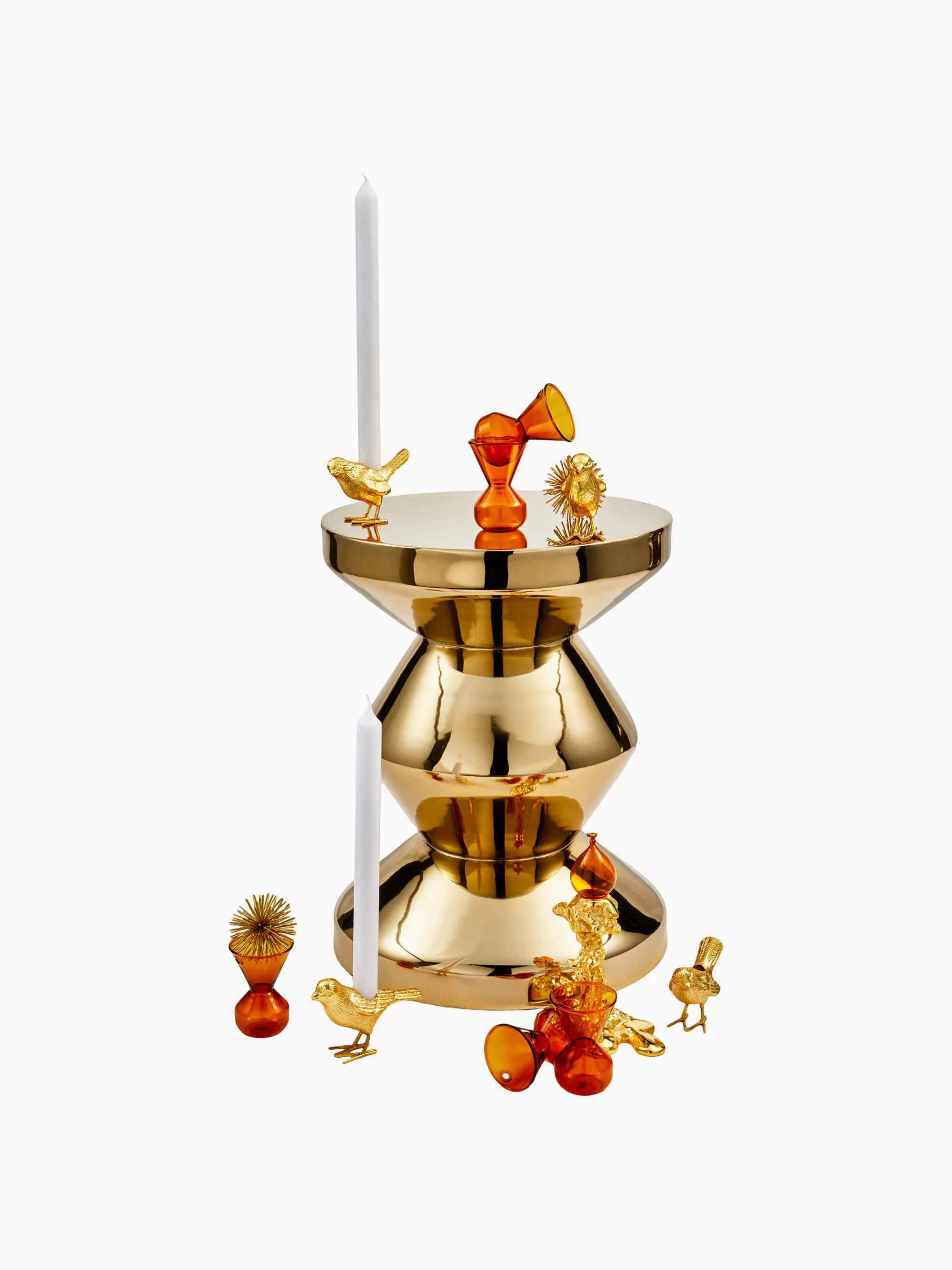 Ronde bijzettafel Zig Zag