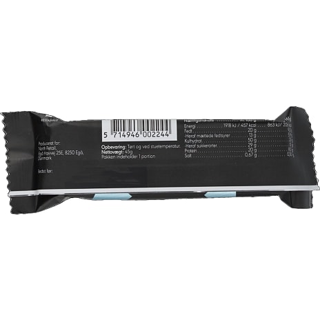 Proteinbar m. kiks og kokos