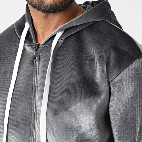 Sweat Zippé Capuche UY894 Gris