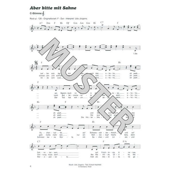 Hildner Musikverlag 100 Hits für C-Instrumente