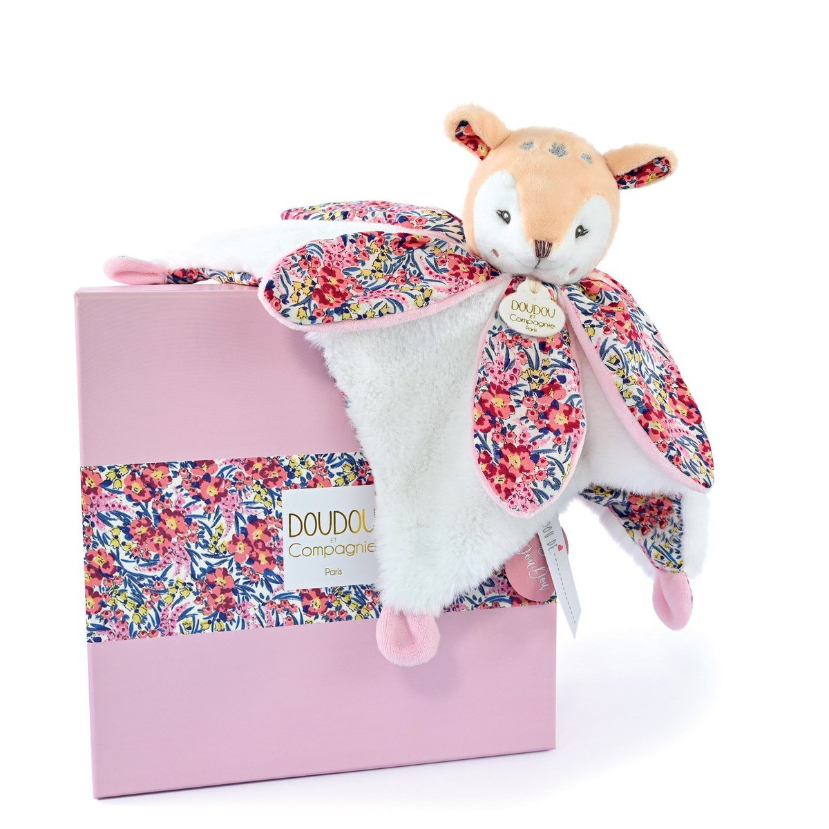 Doudou pétale Faon Boh'aime