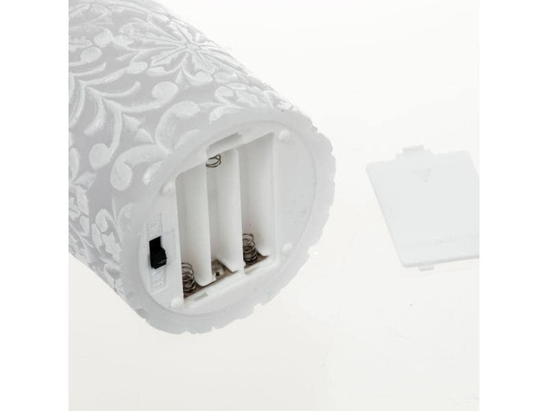 Pauleen LED-Kerzen Set Little Lilac, Ø 7.8 cm, Weiss, 2 Stk LED-Wachskerze, 2er Set