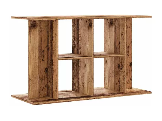 Support pour aquarium vieux bois 100x40x60 cm bois d'ingénierie